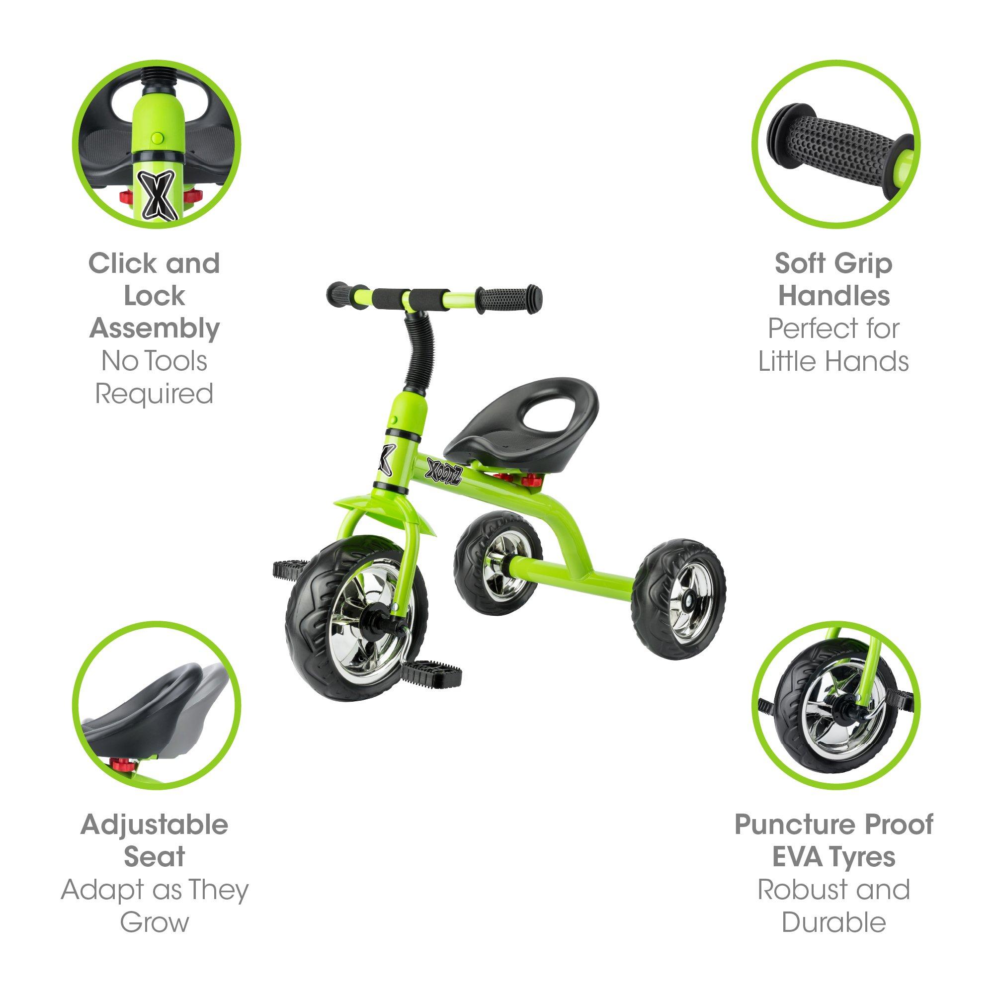 Lime Green - Xootz - Trike - Green - 7
