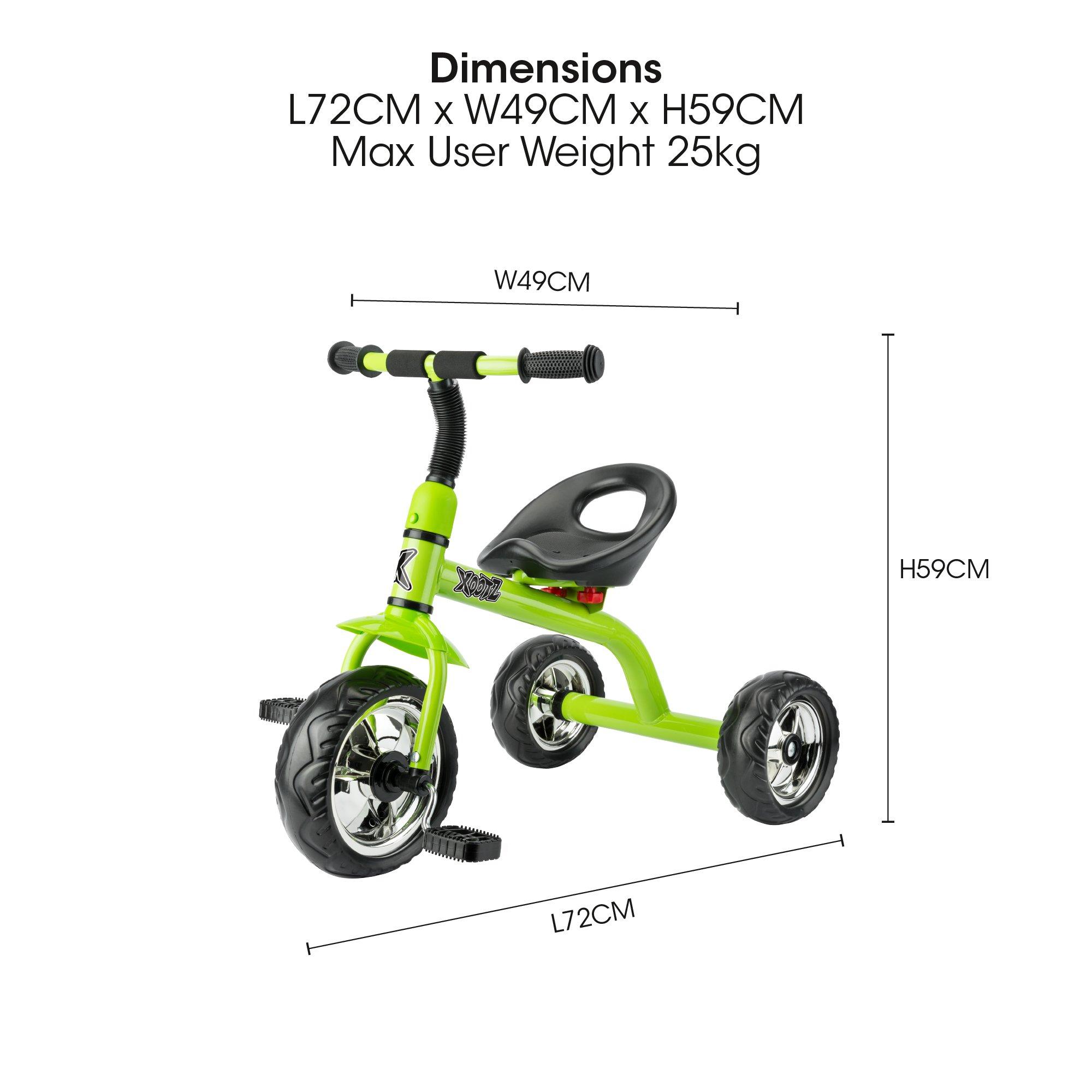 Lime Green - Xootz - Trike - Green - 8