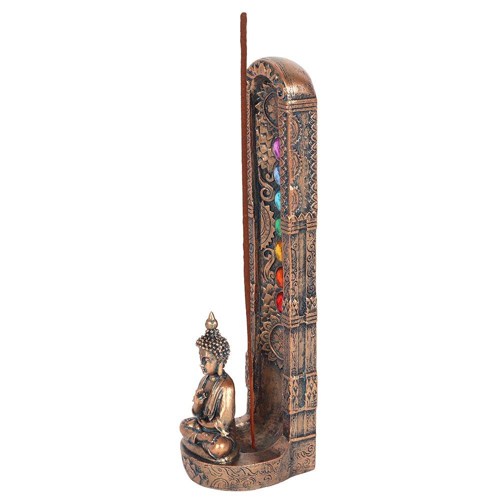 Gold - Something Different - Chakra and Buddha Incense Holder - 2