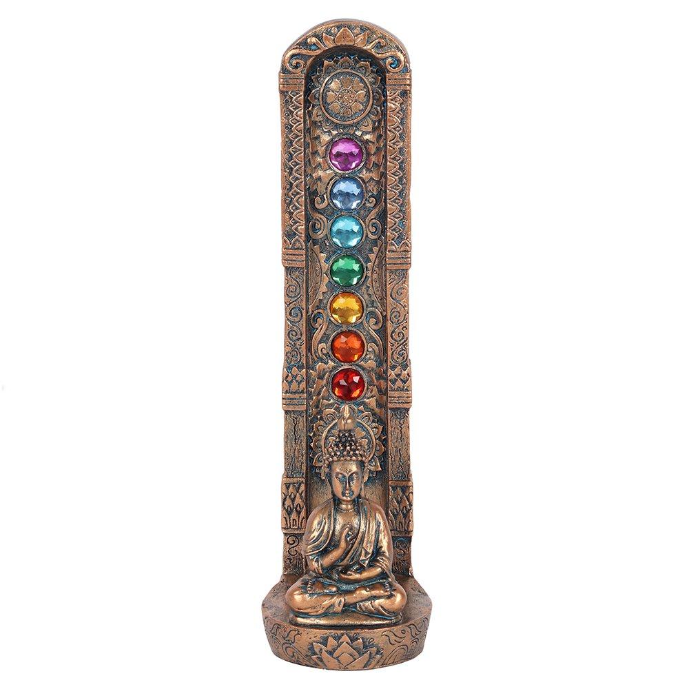 Gold - Something Different - Chakra and Buddha Incense Holder - 3
