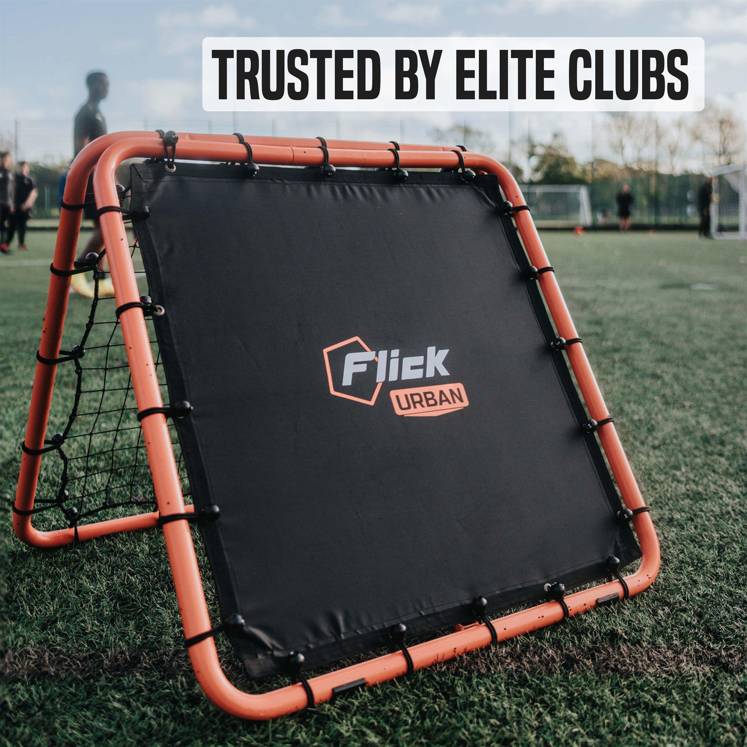 Orange & Black - Football Flick - Football Flick Urban Dual Speed Rebound Net - 9