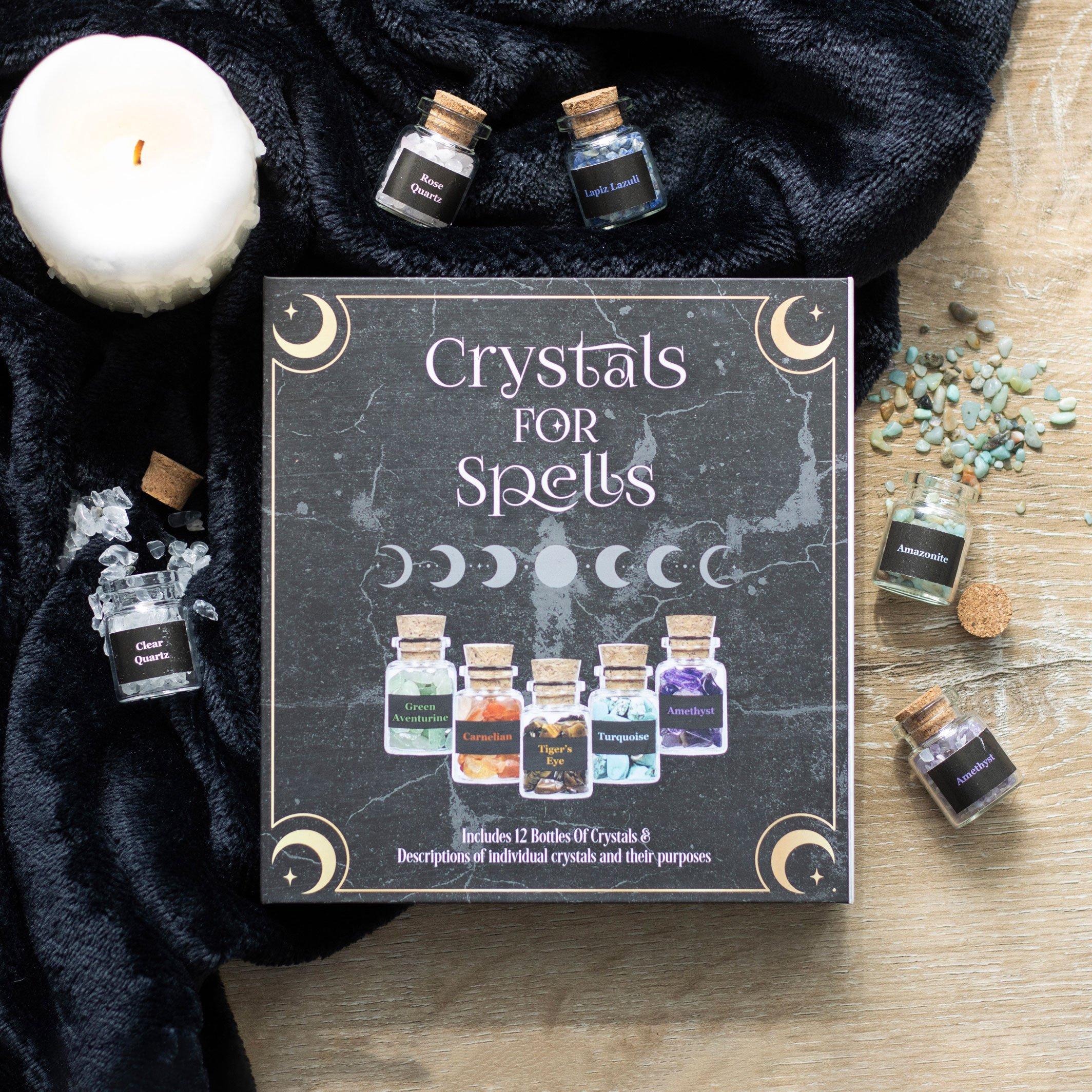 Black - Something Different - Crystals for Spells Crystal Chip Bottle Gift Set - 1