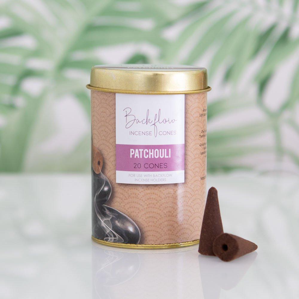 Brown - Something Different - 6 Tins of  Elements Patchouli Jumbo Backflow Cones - 1