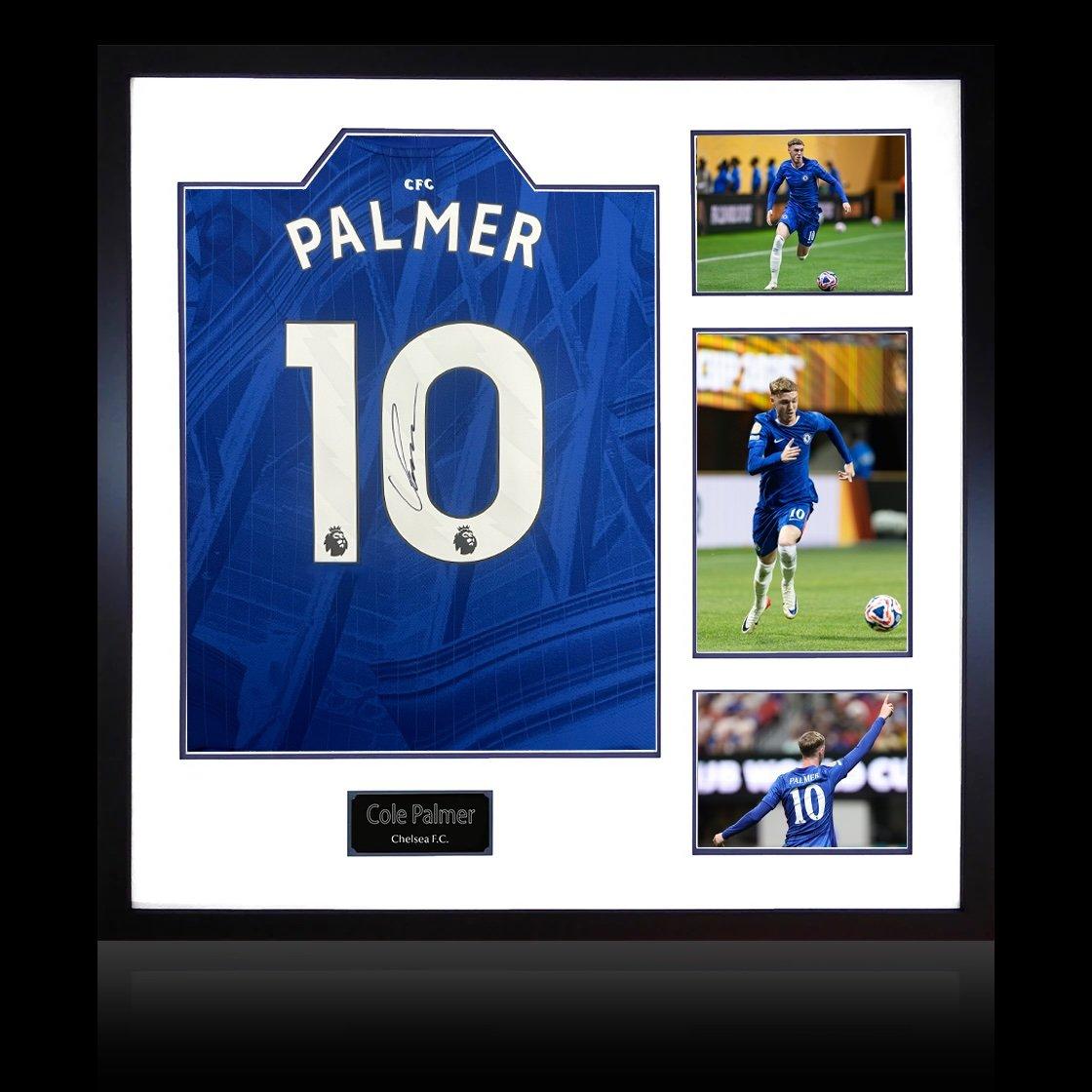 Blue - The Fan Cave - Cole Palmer Signed Chelsea 25/26 Shirt Elite Frame - 1