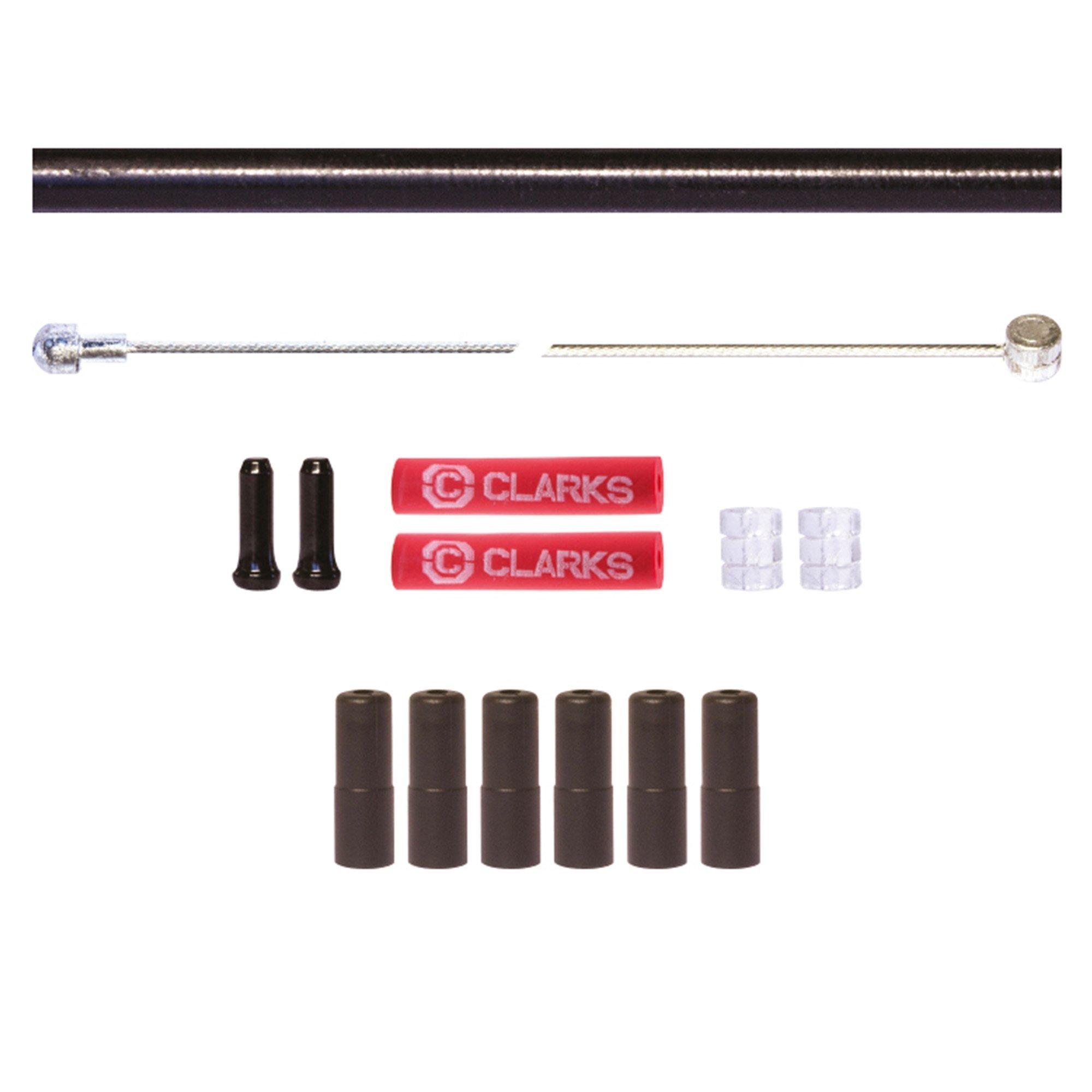 No Colour - Clarks - Universal S/S Front & Rear Brake Cable Kit - 1