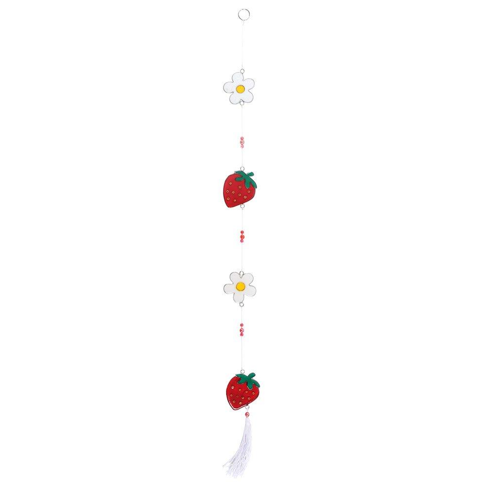White - Something Different - String of Daisy and Strawberry Suncatchers - 2