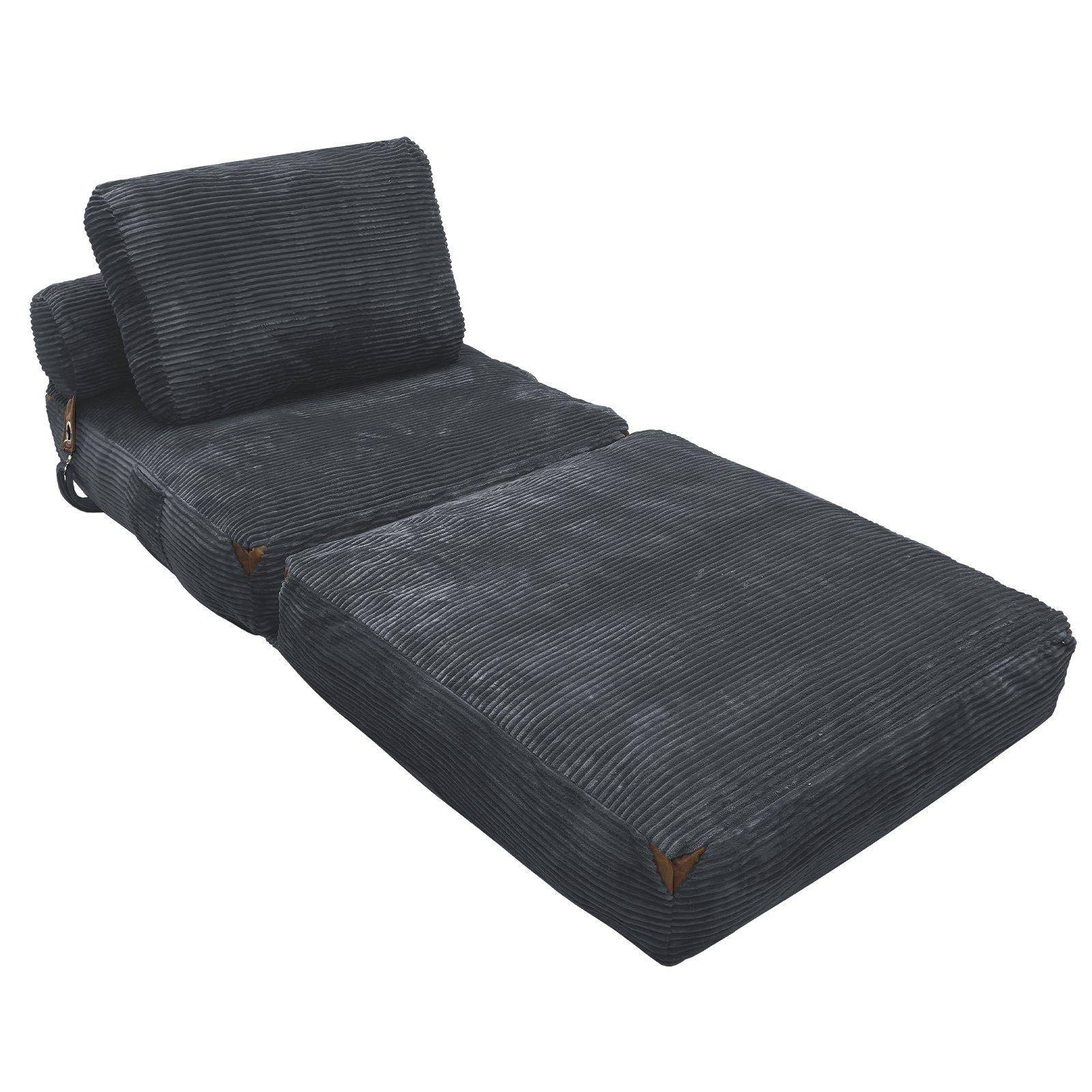 Gray - Urban Meuble - SOFA BED Convertible Lounge - 13