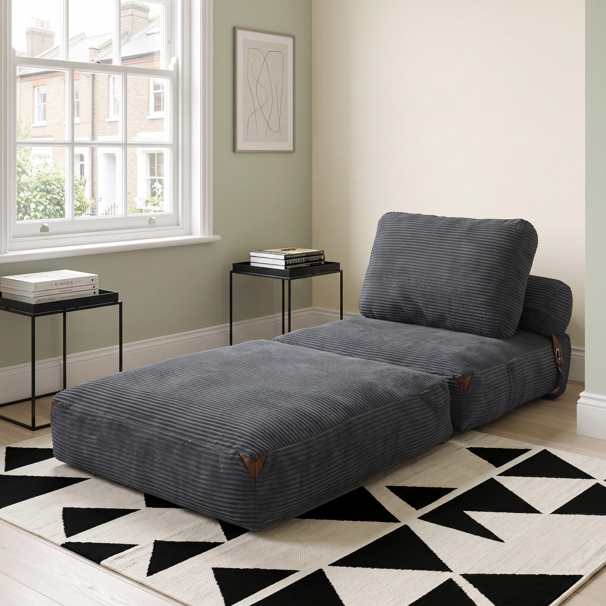 Gray - Urban Meuble - SOFA BED Convertible Lounge - 4