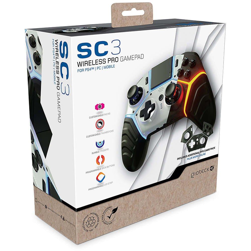 Ps4 - Gioteck - SC3 BT Wireless Pro Controller for PS4 - 6