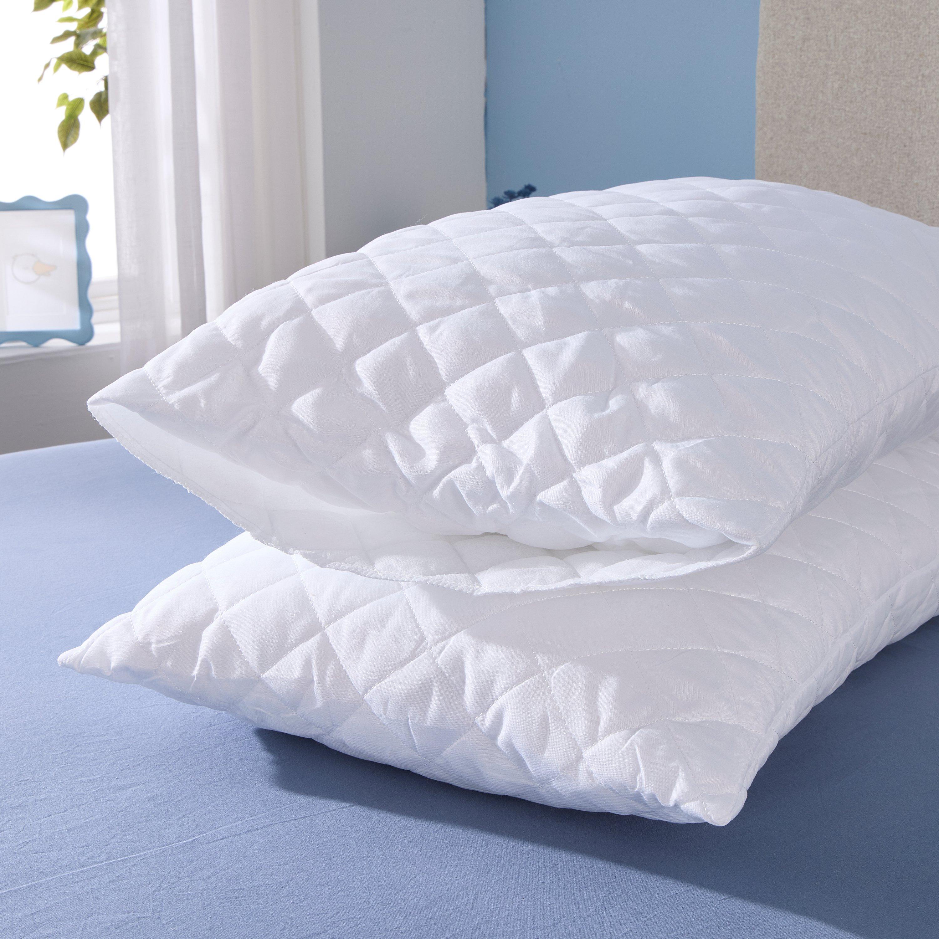 White - Downland - Sleep Well Pillow Protector Pair - 5