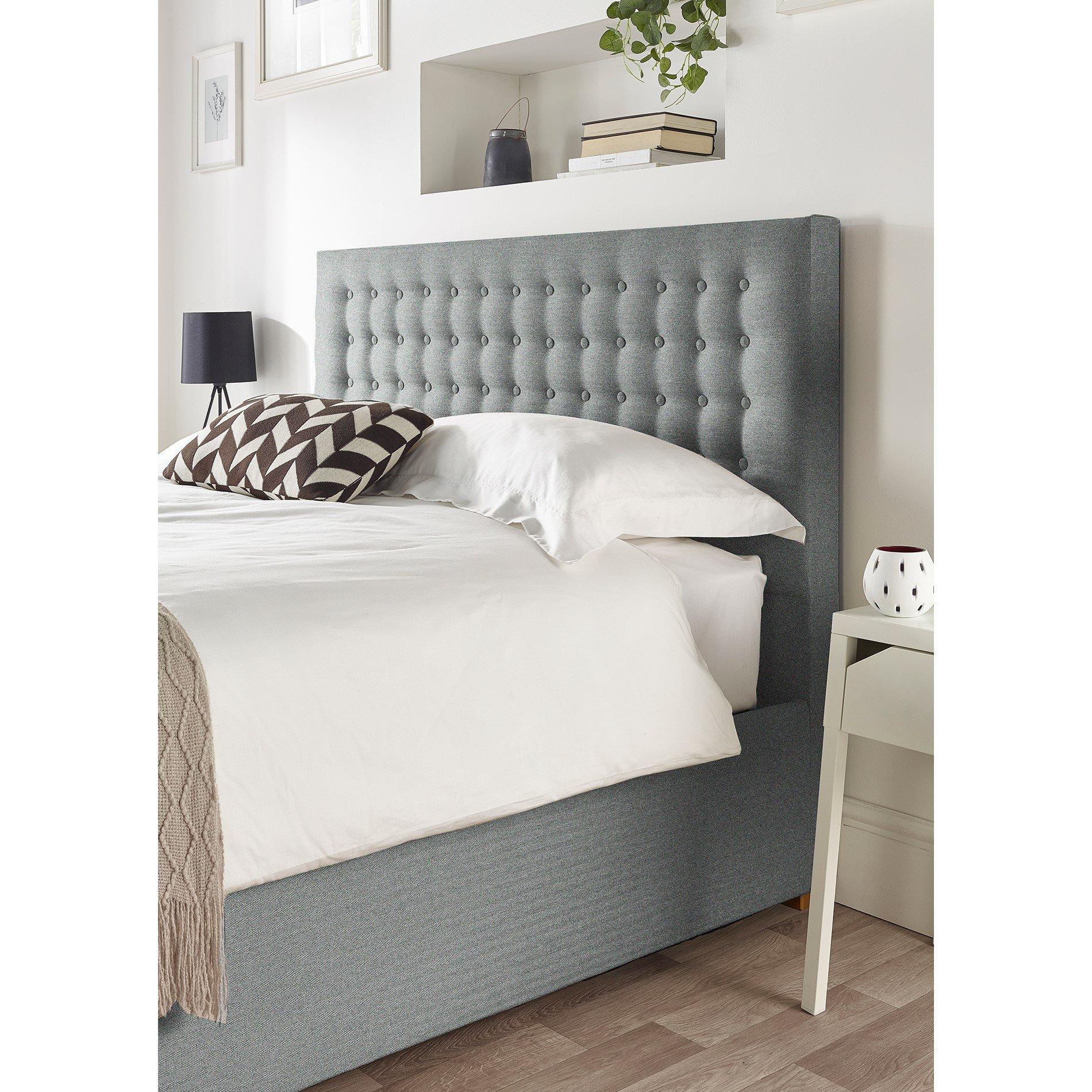 Grey - Catherine Lansfield - Catherine Lansfield Opulence Ottoman Bed - 5