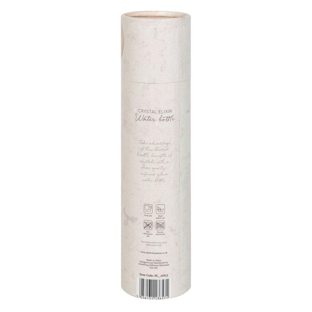 Clear - Something Different - Quartz Moon Phase Glass Water Bottle - 5