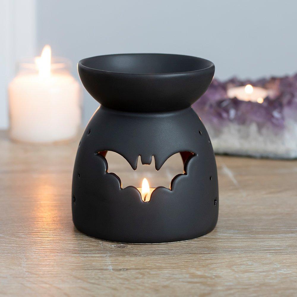 Black - Something Different - Black Bat Cut Out Oil Burner - 1