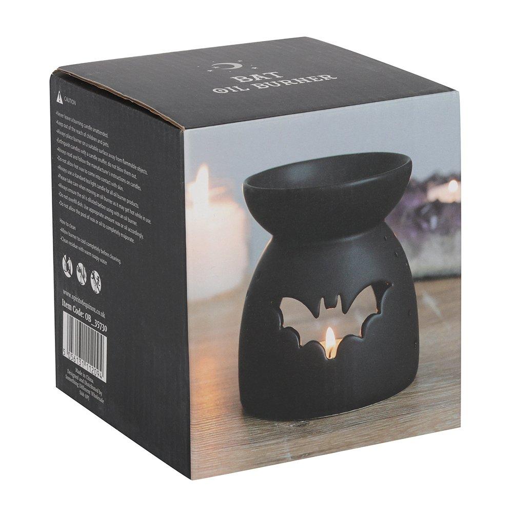 Black - Something Different - Black Bat Cut Out Oil Burner - 3