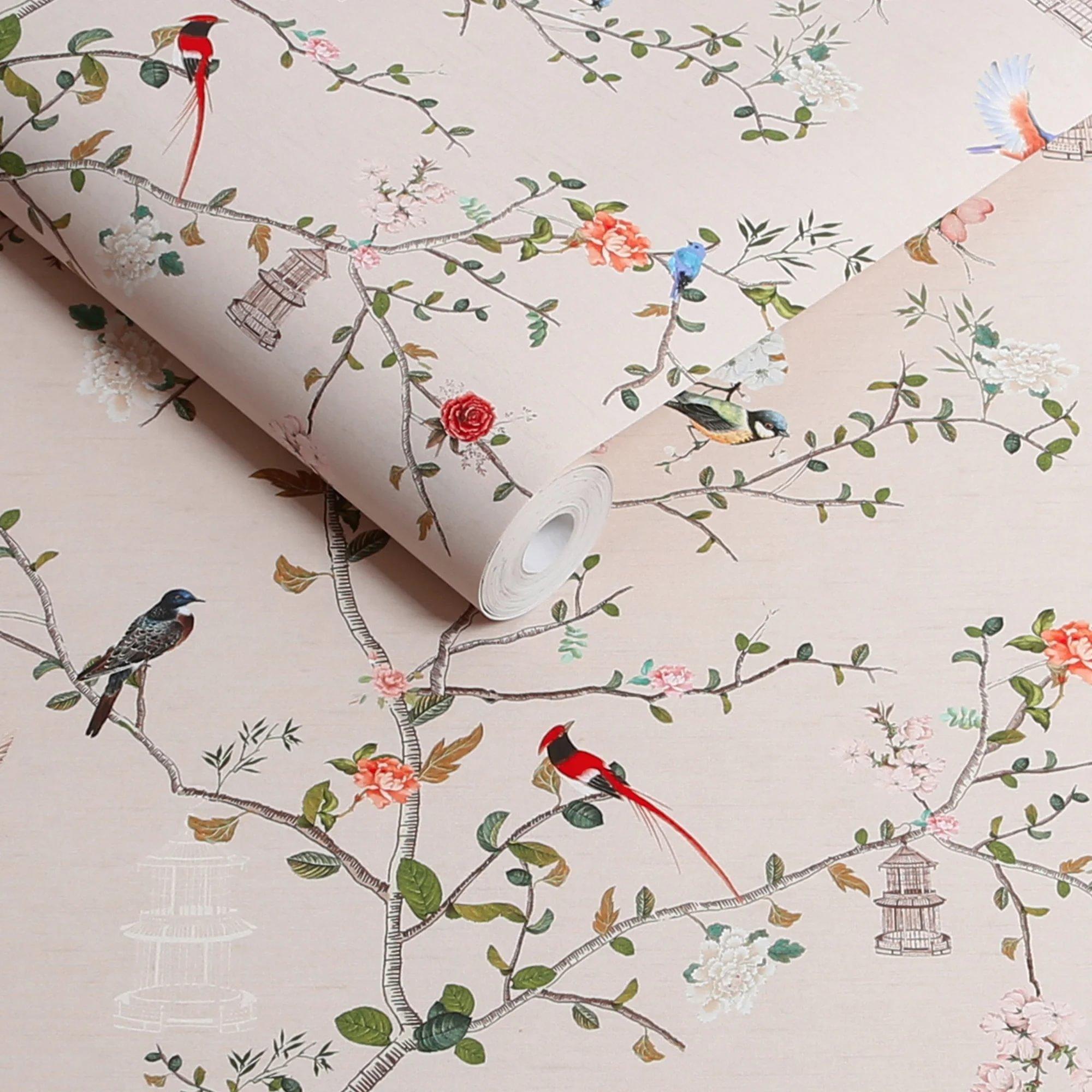 Ivory - Rockett St George - The Secret Garden Chinoiserie Green Tea Wallpaper - 3