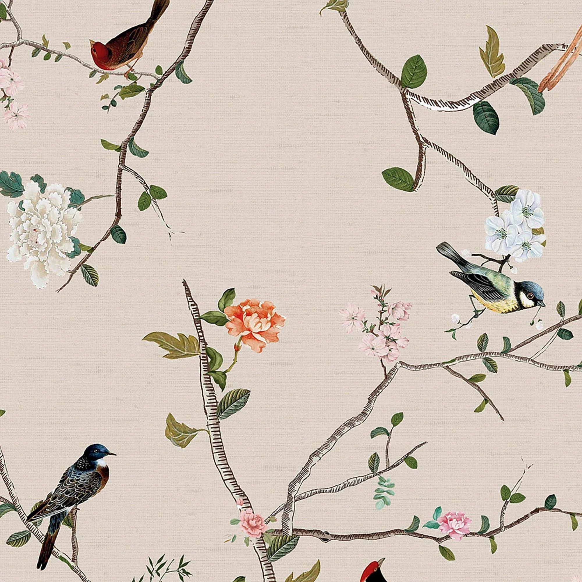 Ivory - Rockett St George - The Secret Garden Chinoiserie Green Tea Wallpaper - 4