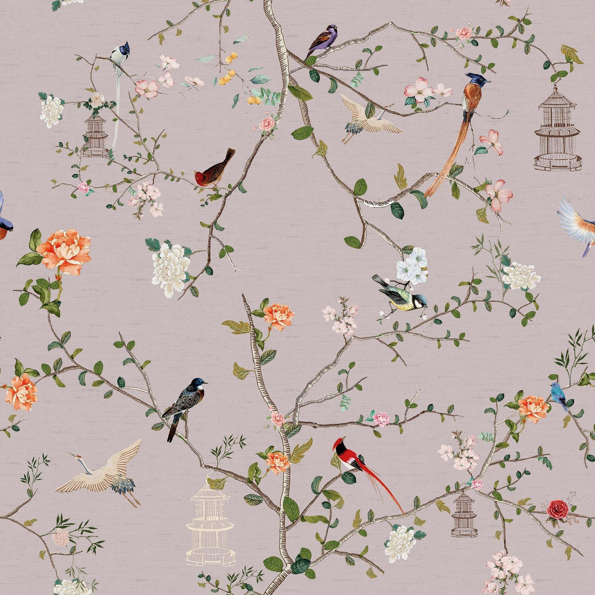 The Secret Garden Chinoiserie Green Tea Wallpaper