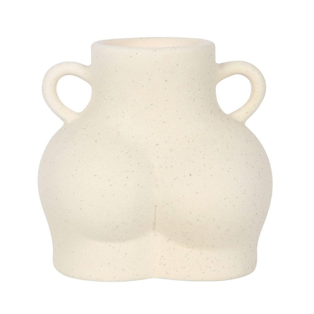 White & Cream - Something Different - Cream Speckle Bum Oil Burner - 4