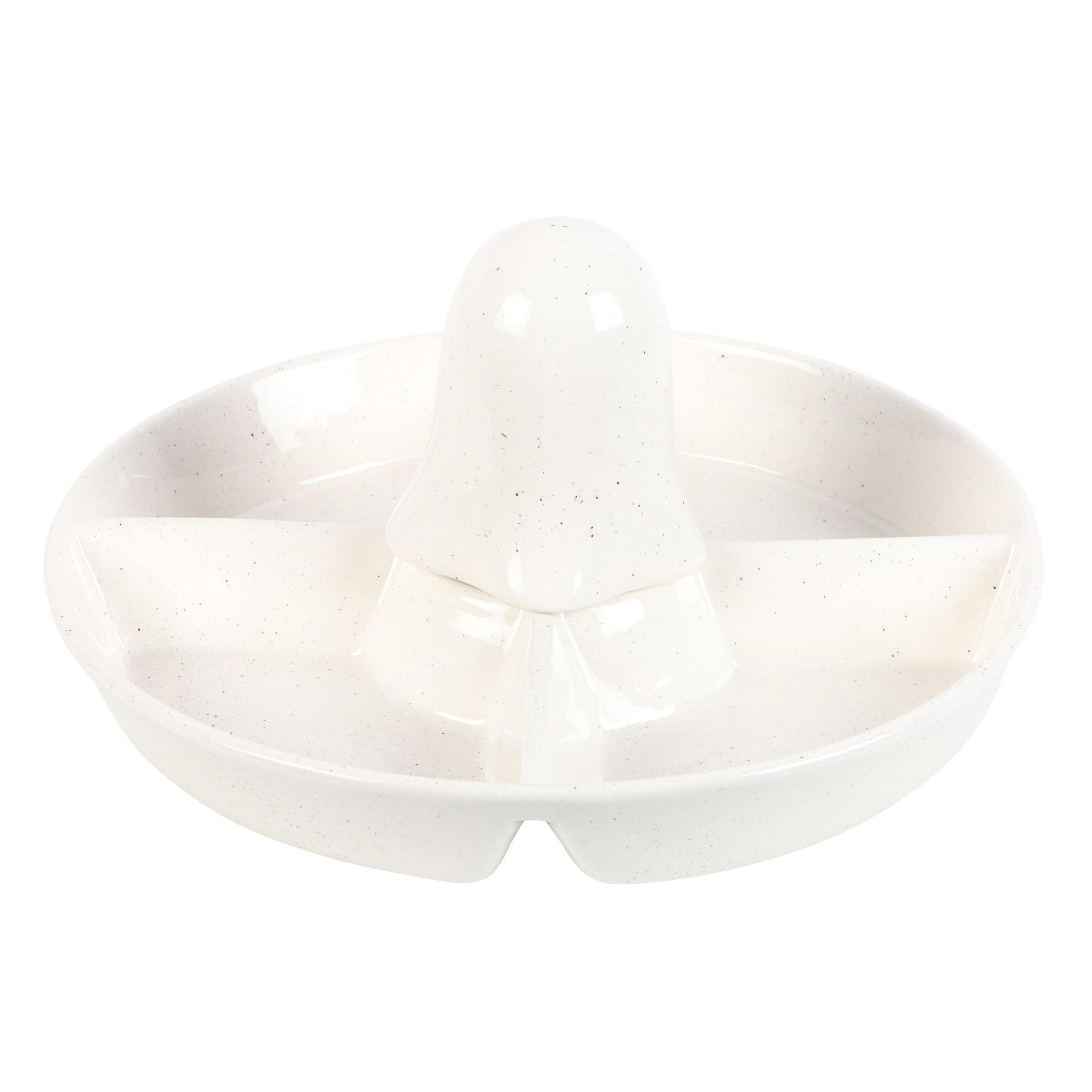 White - Something Different - Ghost Chip & Dip Snack Dish - 5