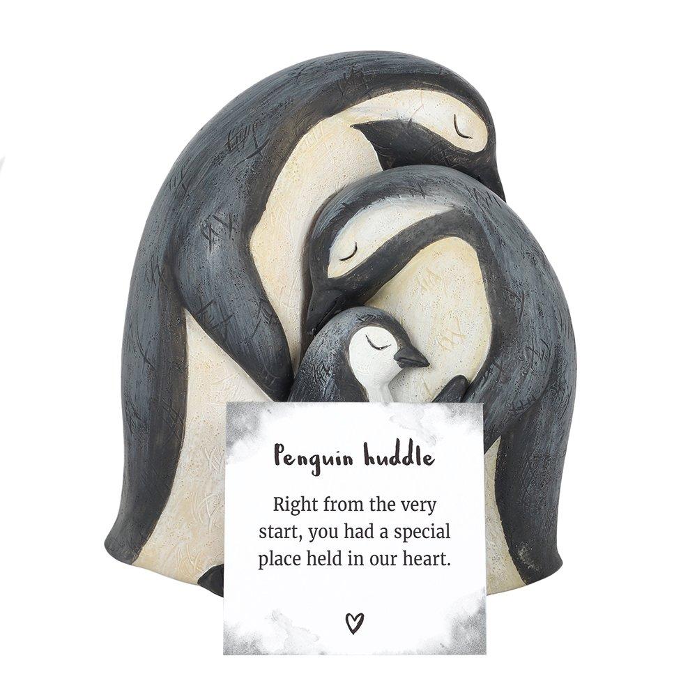 Grey & Silver - Something Different - Penguin Family Ornament - 3