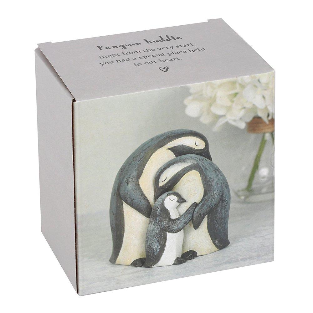 Grey & Silver - Something Different - Penguin Family Ornament - 4