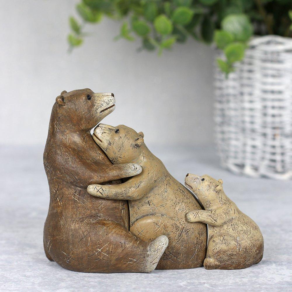 Something Different  Bear Family Ornament - Brown
