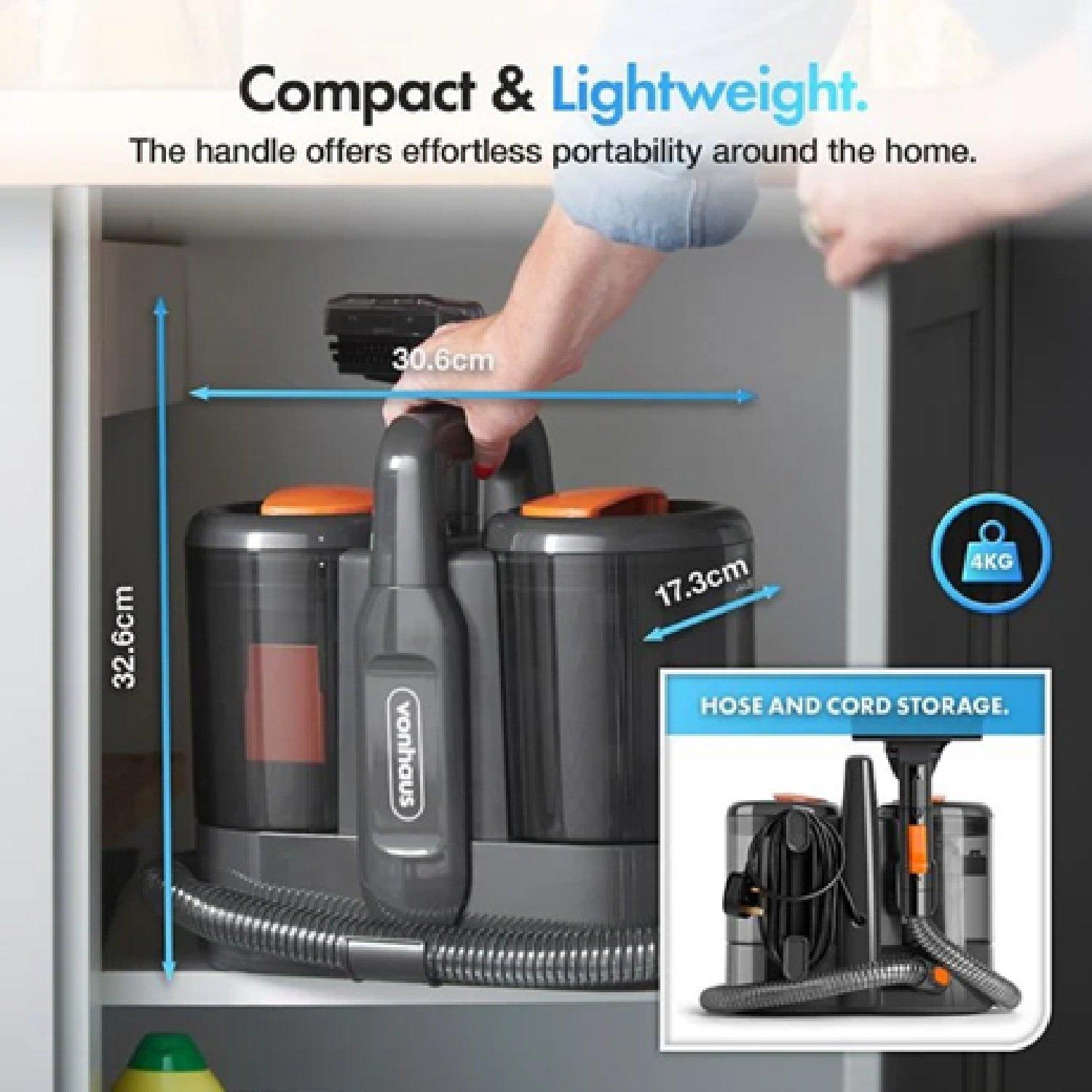 Black - VonHaus - Spot Cleaner For Carpets Pet Stains Cars - 5