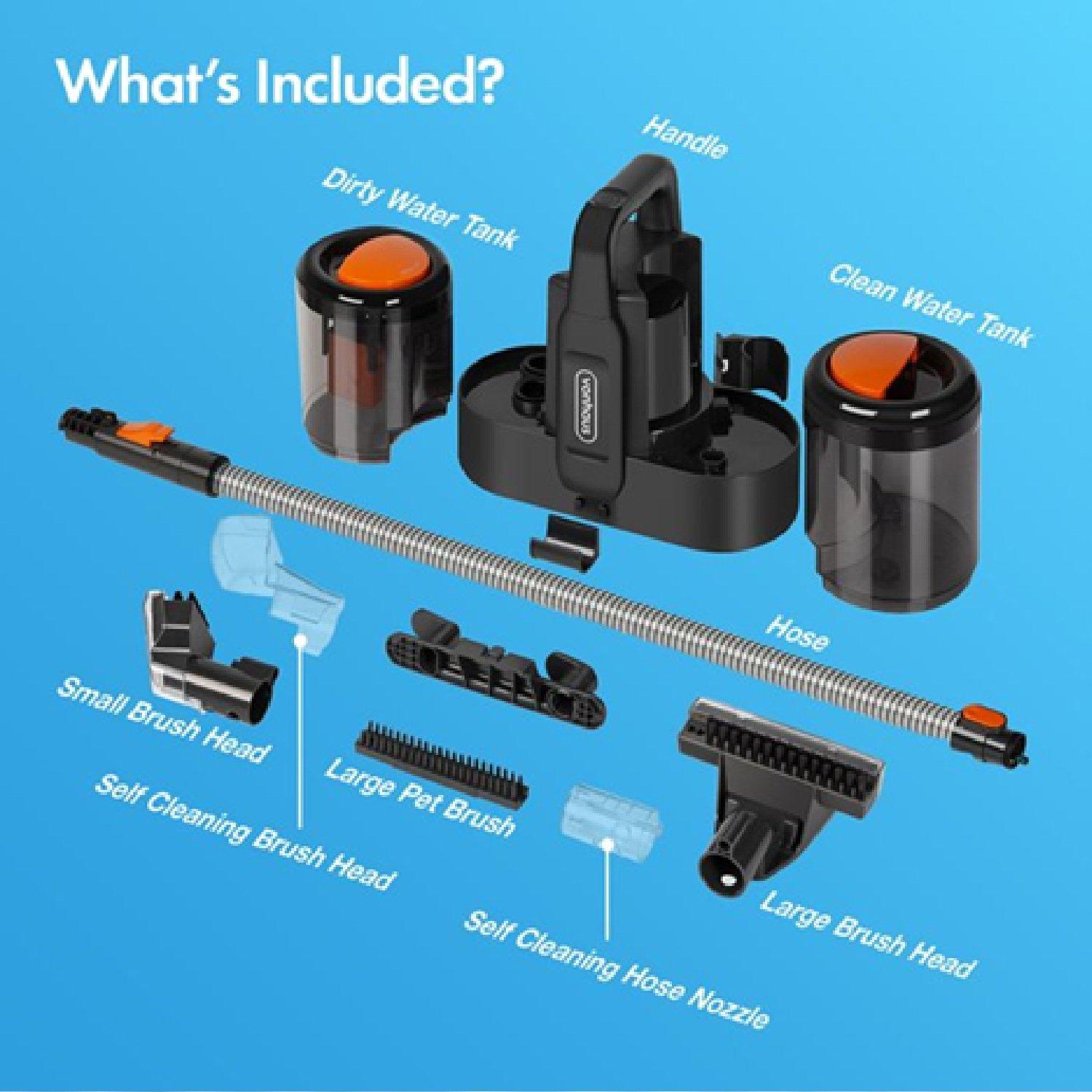 Black - VonHaus - Spot Cleaner For Carpets Pet Stains Cars - 8