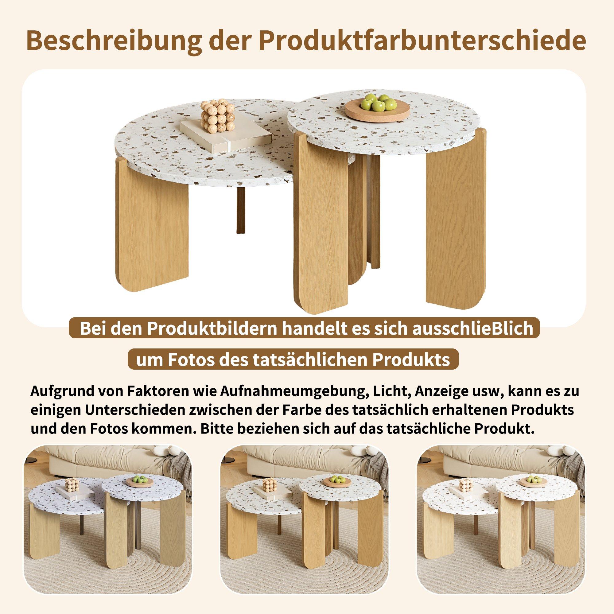White - Urban Meuble - Modern Nesting Coffee Table Set - 9