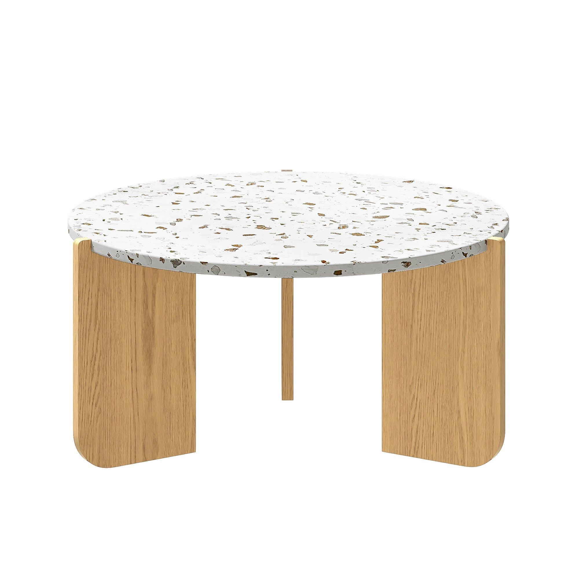 White - Urban Meuble - Modern Nesting Coffee Table Set - 10