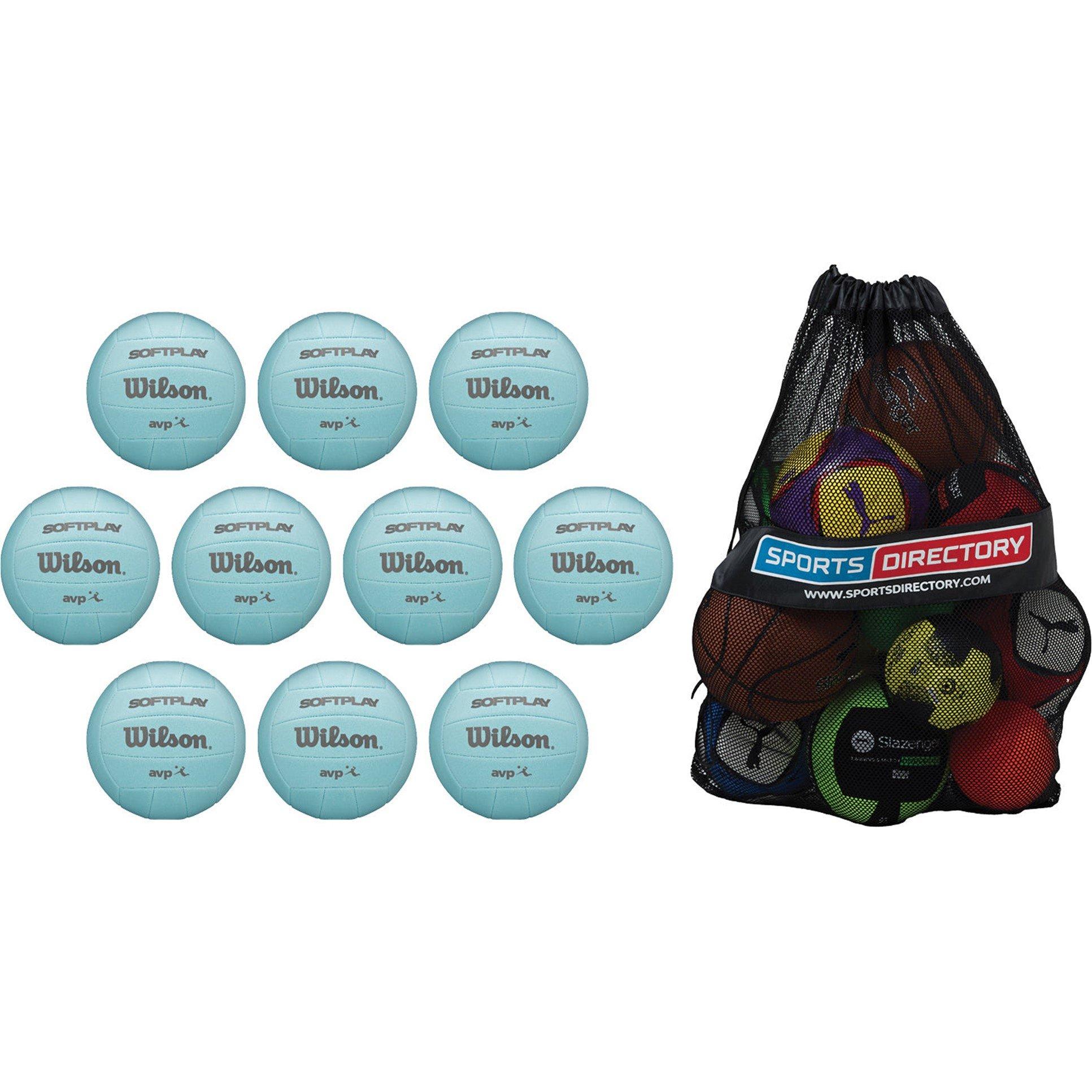 Slazenger  Wilson Soft Play Volleyballs - Pack Of 10 - Neutral