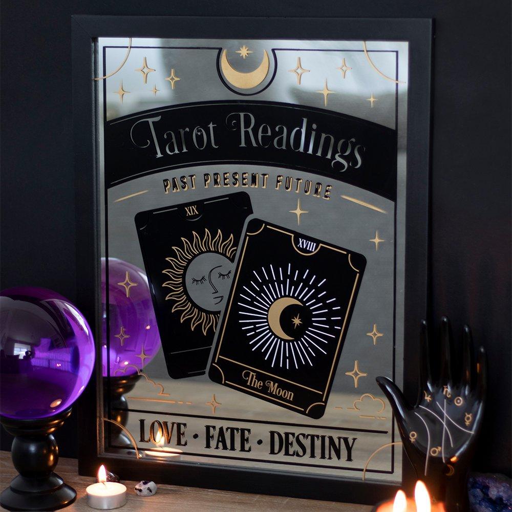 Black - Something Different - Tarot Readings Mirrored Wall Hanging - 2