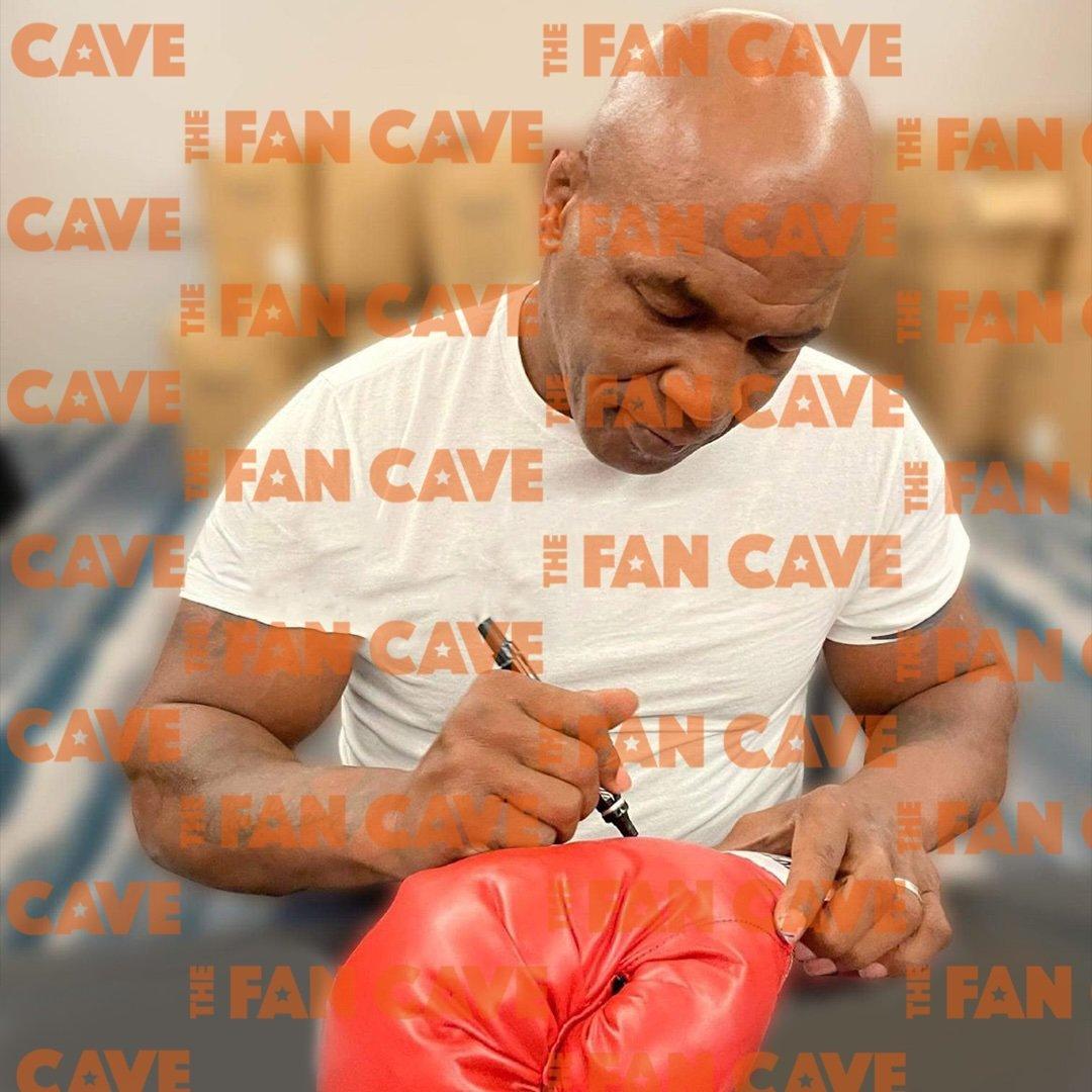 Red - The Fan Cave - Mike Tyson Signed 20x16 Deluxe Mount Display - 2