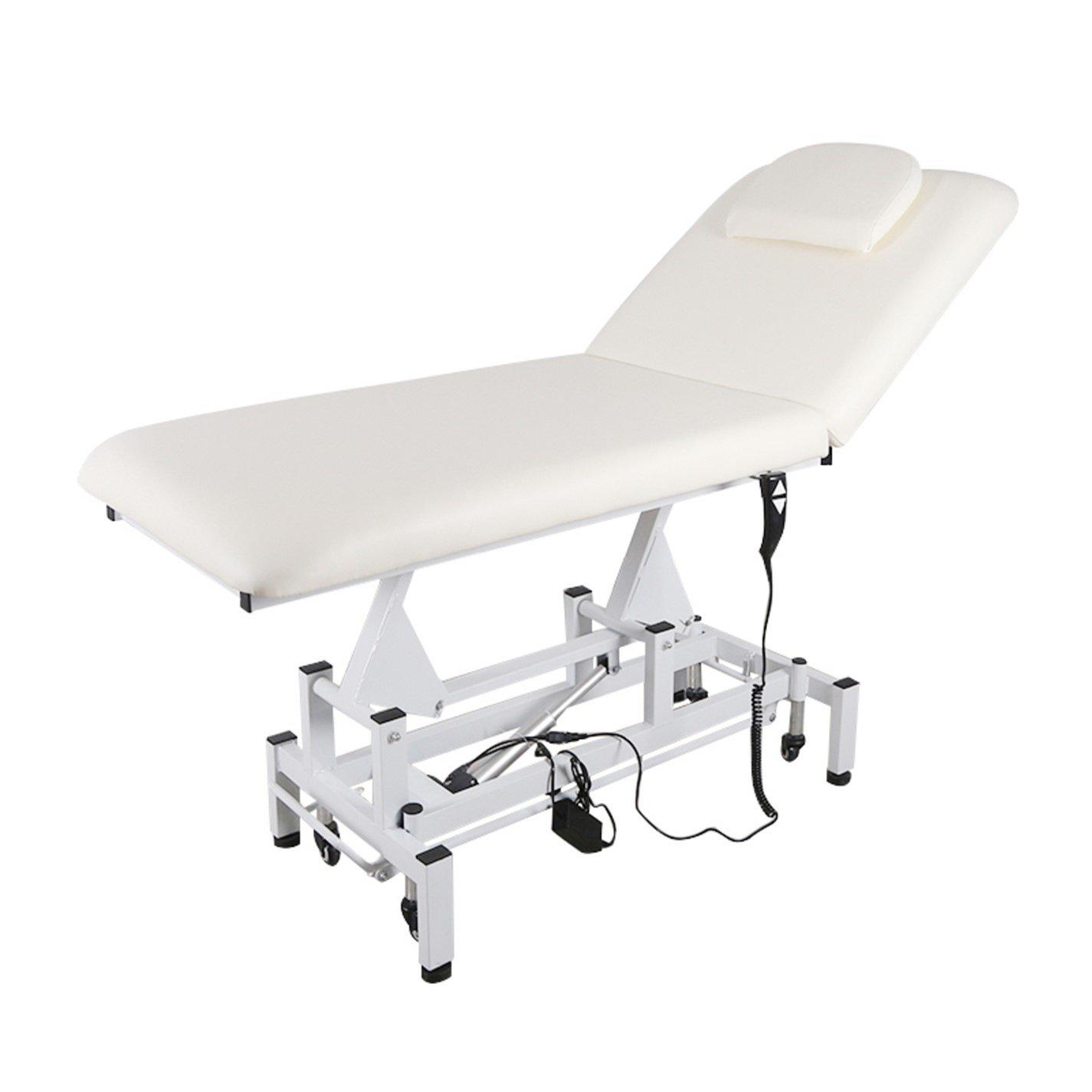 White - SHEONLY - Electric Facial Massage Reclining Bed on Wheels - 3