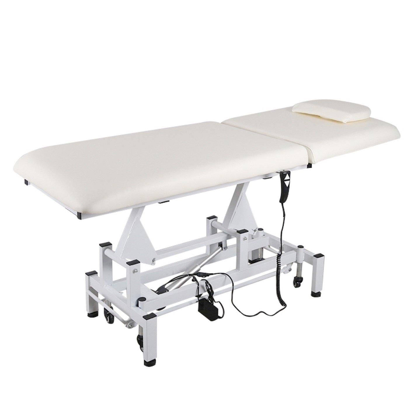 White - SHEONLY - Electric Facial Massage Reclining Bed on Wheels - 4