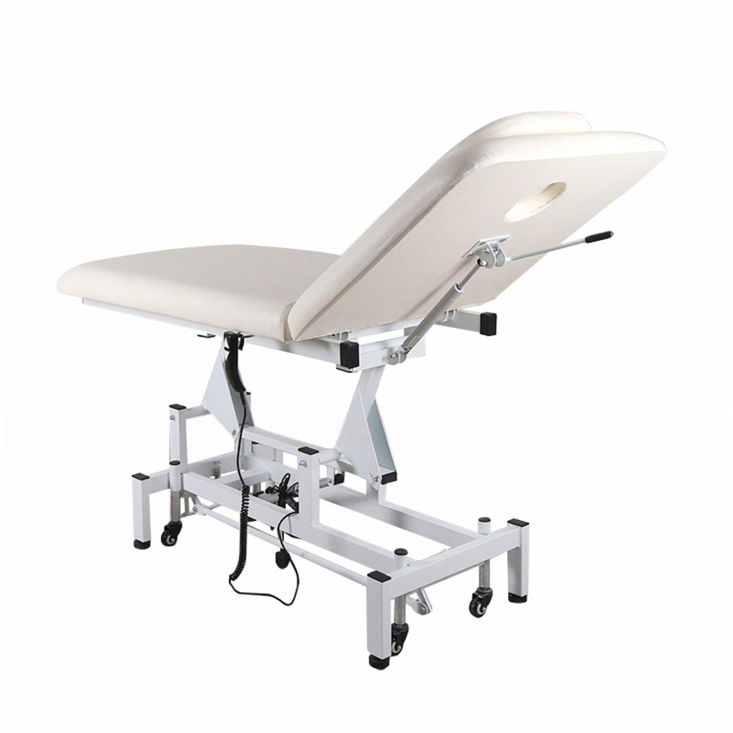 White - SHEONLY - Electric Facial Massage Reclining Bed on Wheels - 6