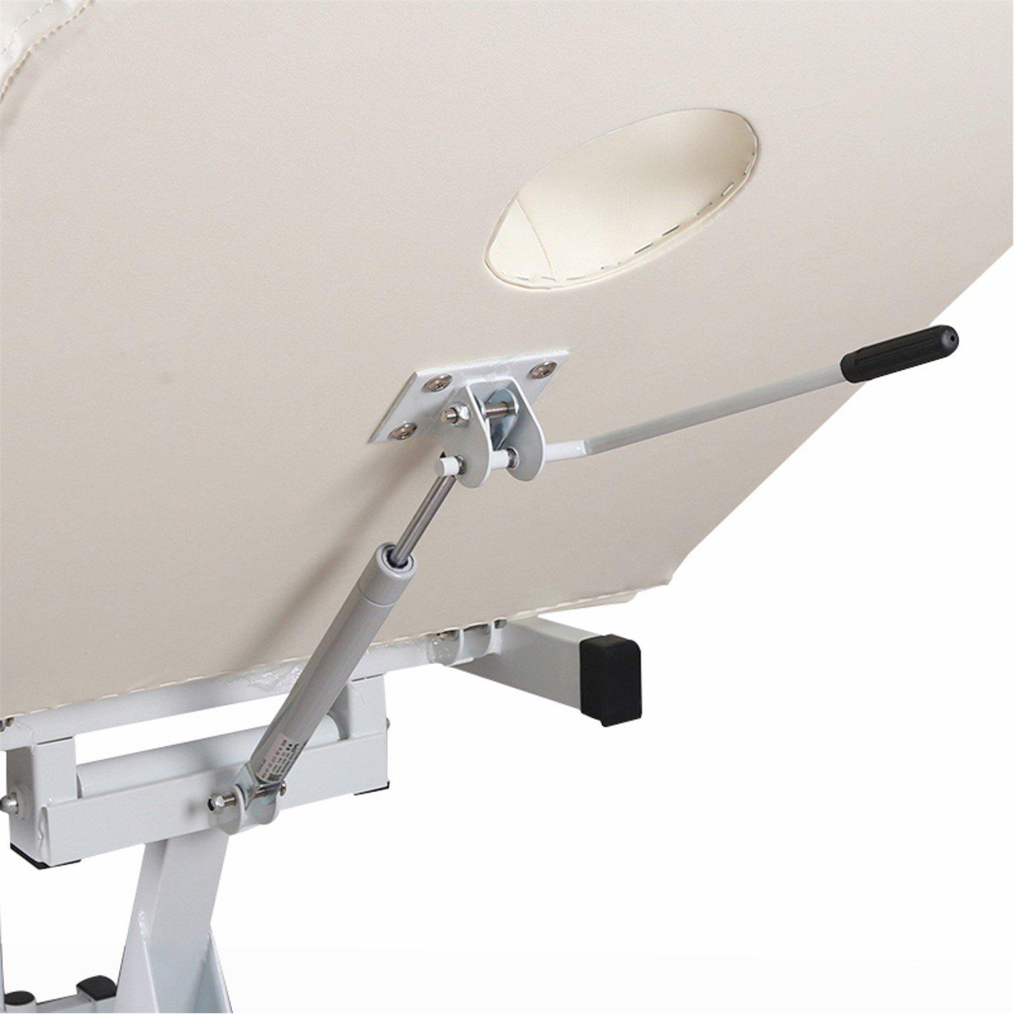 White - SHEONLY - Electric Facial Massage Reclining Bed on Wheels - 8