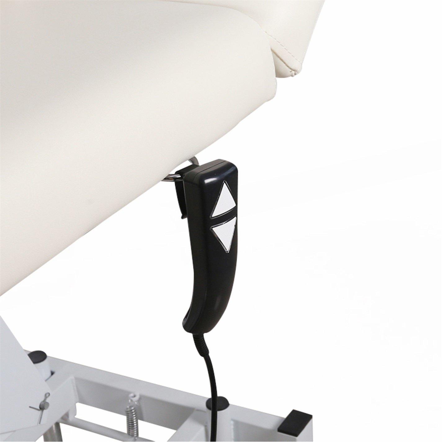 White - SHEONLY - Electric Facial Massage Reclining Bed on Wheels - 9