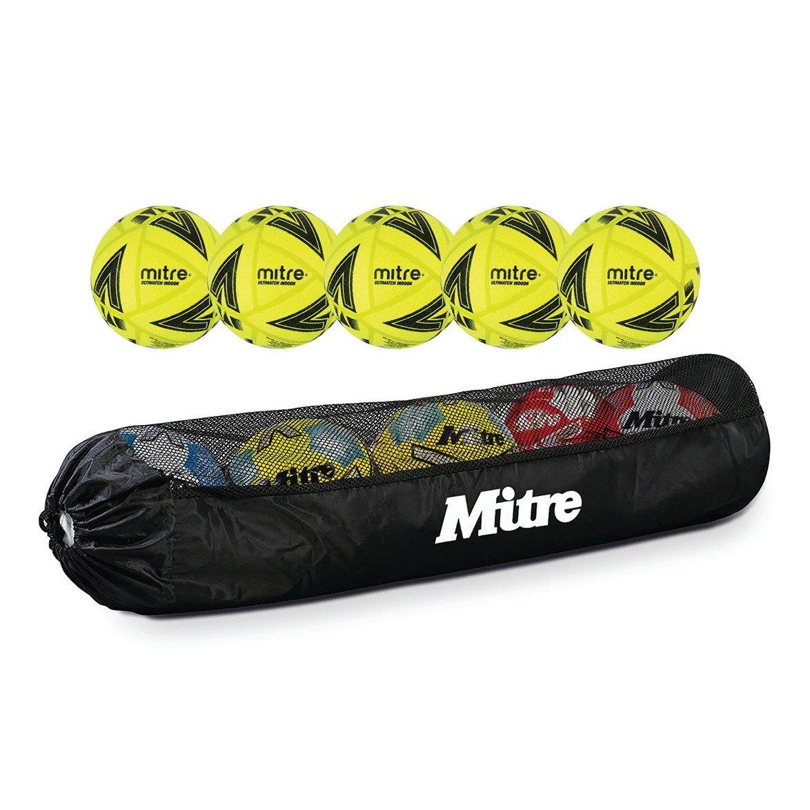 Neutral - Mitre - Mitre Ultimatch Indoor Footballs - Pack of 5