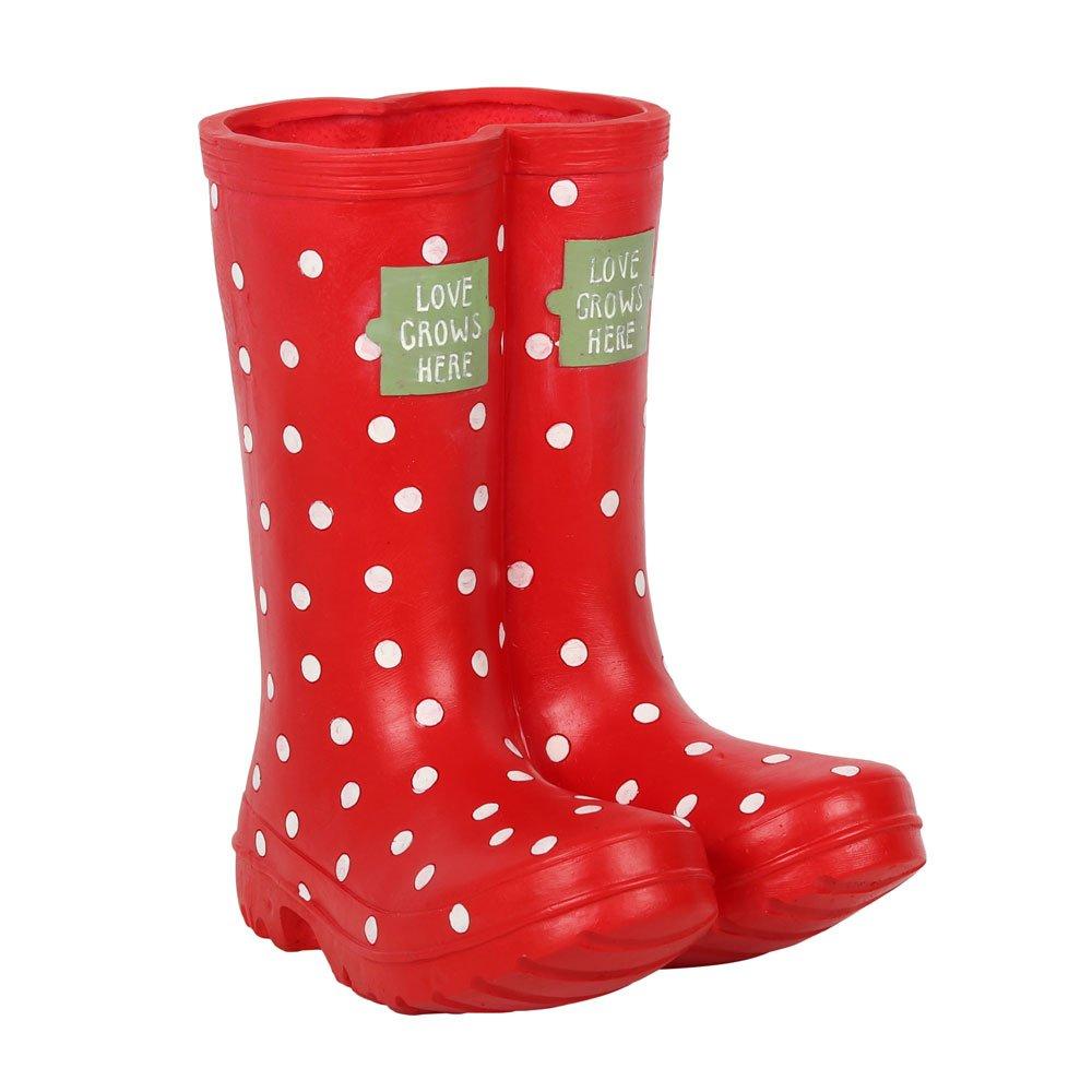 Something Different  Welly Boot Planter Red