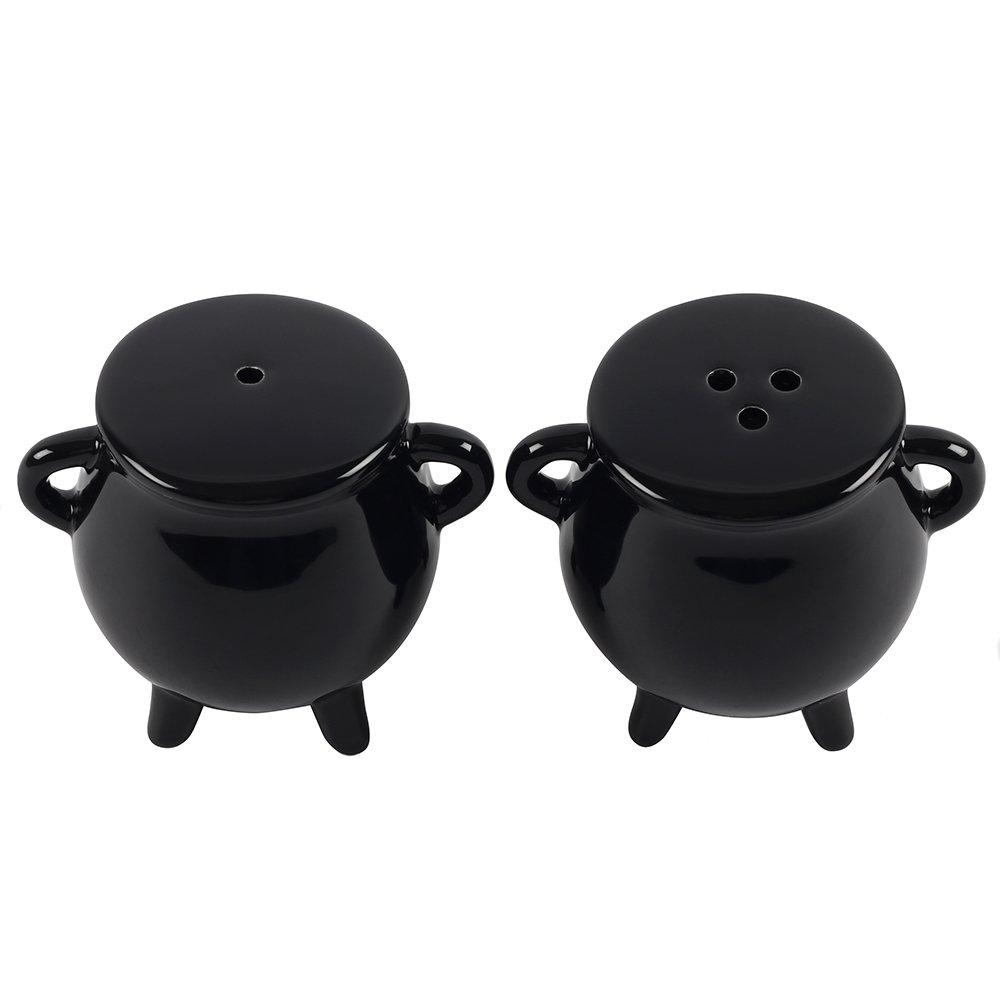 Black - Something Different - Cauldron Cruet Set - 3