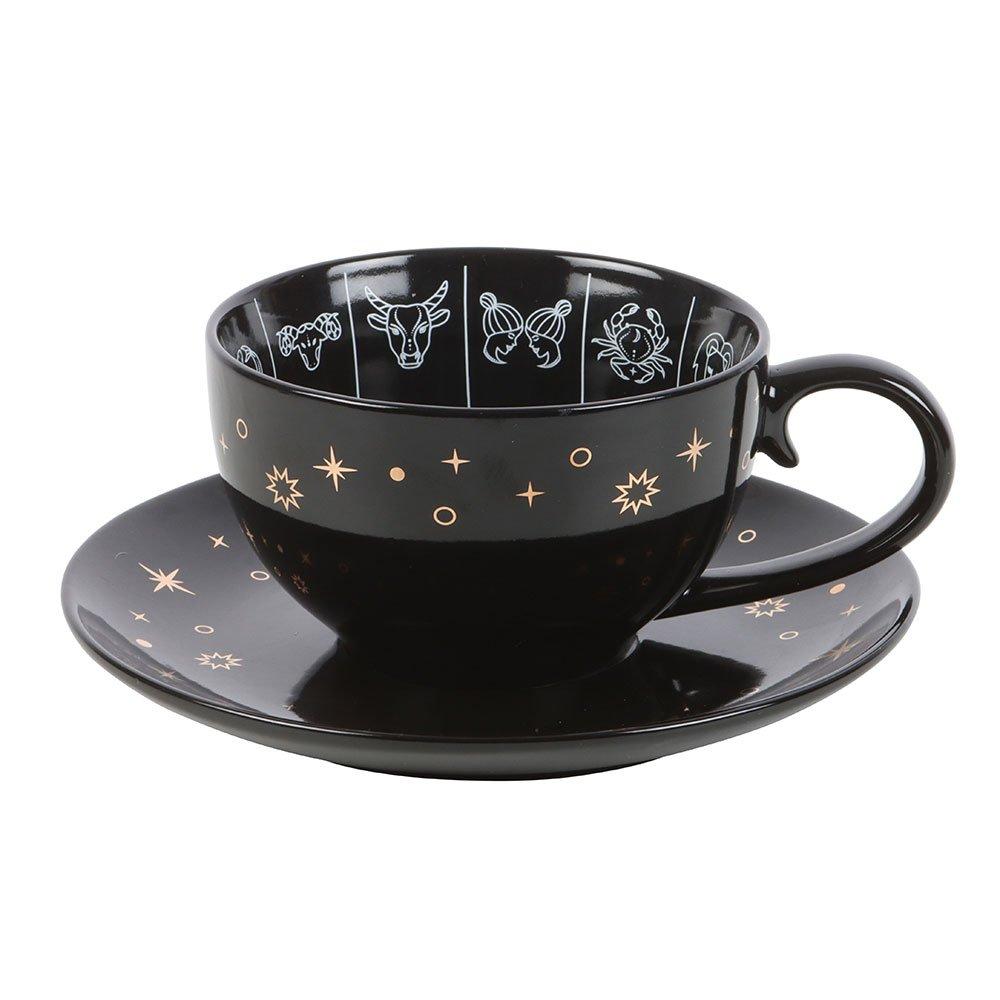 Black - Something Different - Astrology Fortune Telling Teacup - 3