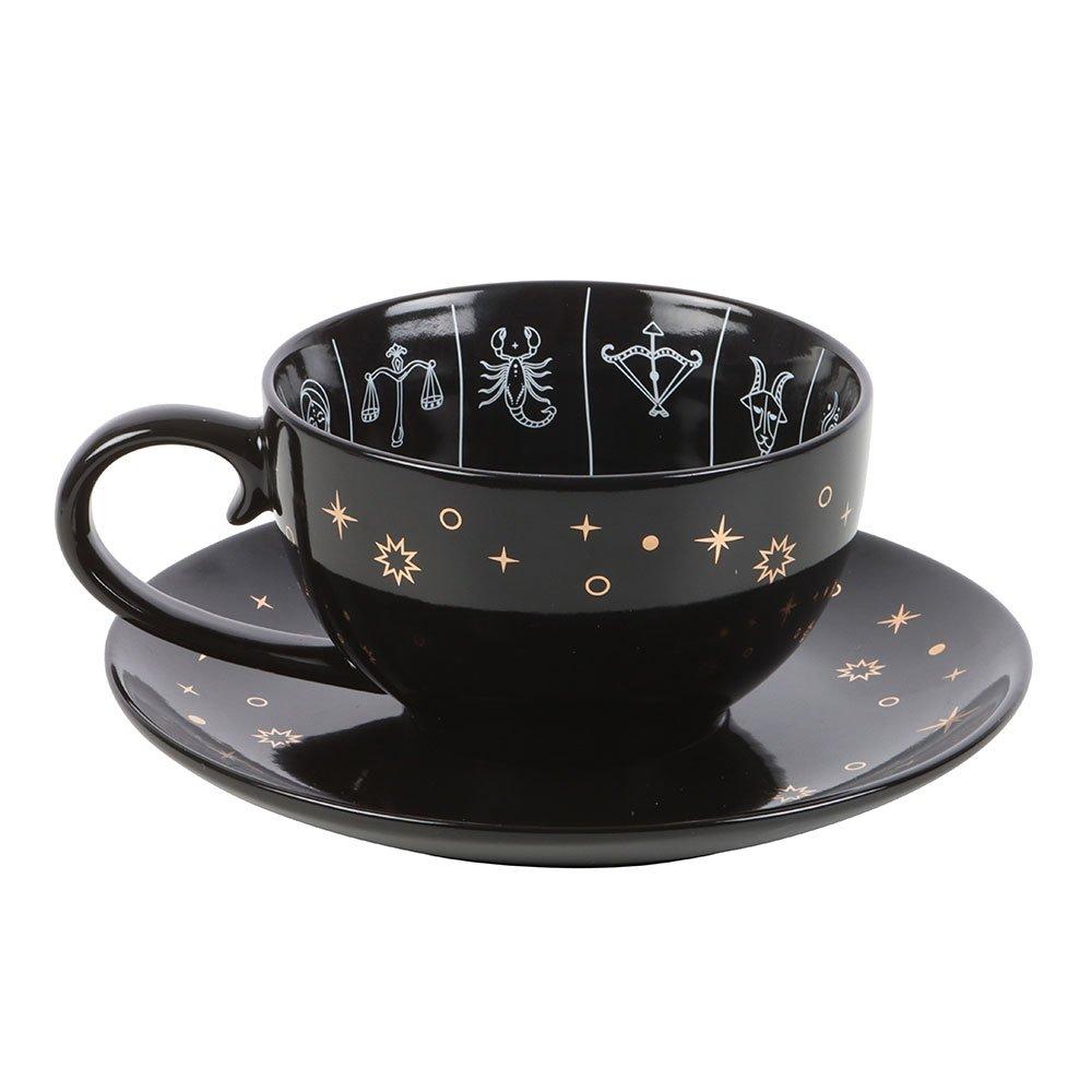 Black - Something Different - Astrology Fortune Telling Teacup - 4