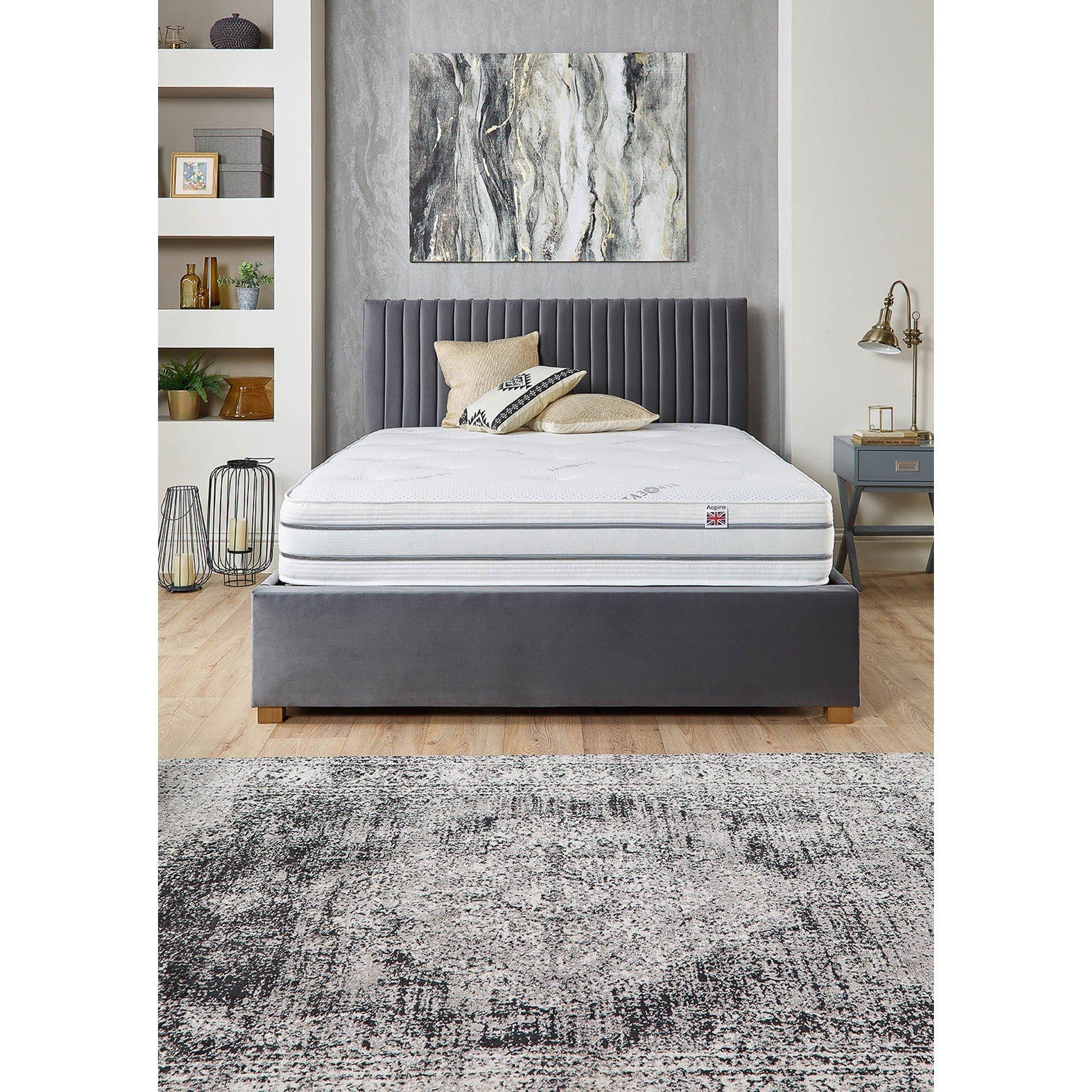 White - Aspire - Foam Dual Sided Pocket+ Mattress - 1