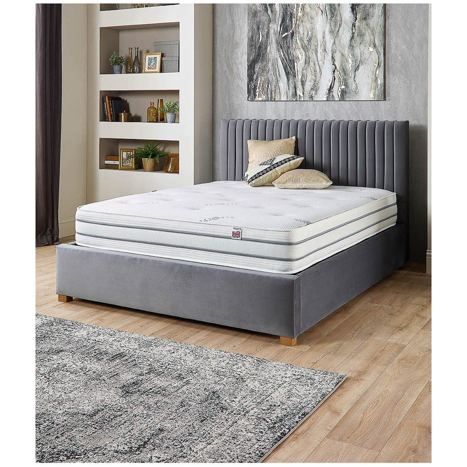 White - Aspire - Foam Dual Sided Pocket+ Mattress - 2