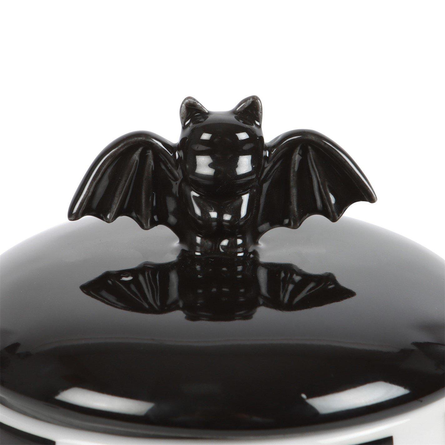 Black - Something Different - Striped Bat Storage Jar - 4