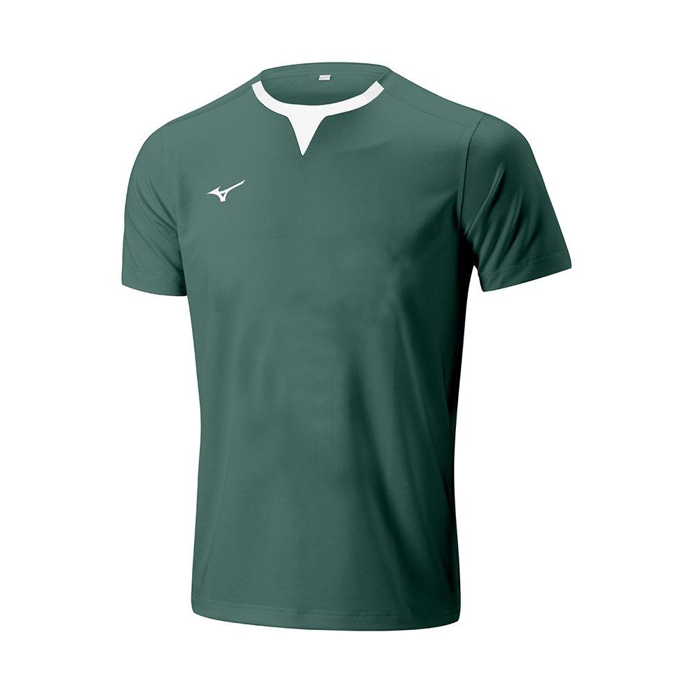 Mizuno Men's Rugby Training Shirt - Bottle Green - Large