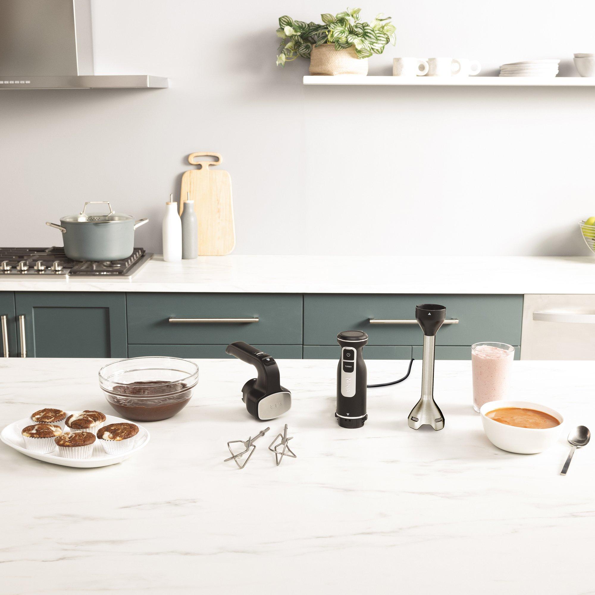 Black - Ninja - Foodi 2-in-1 Hand Blender & Mixer CI090UK - 6