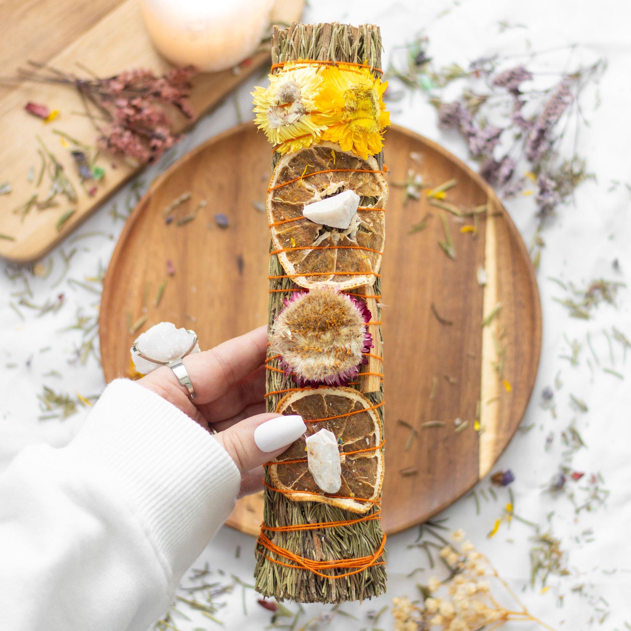 Something Different  9In Ritual Wand Smudge Stick With Rosemary - 