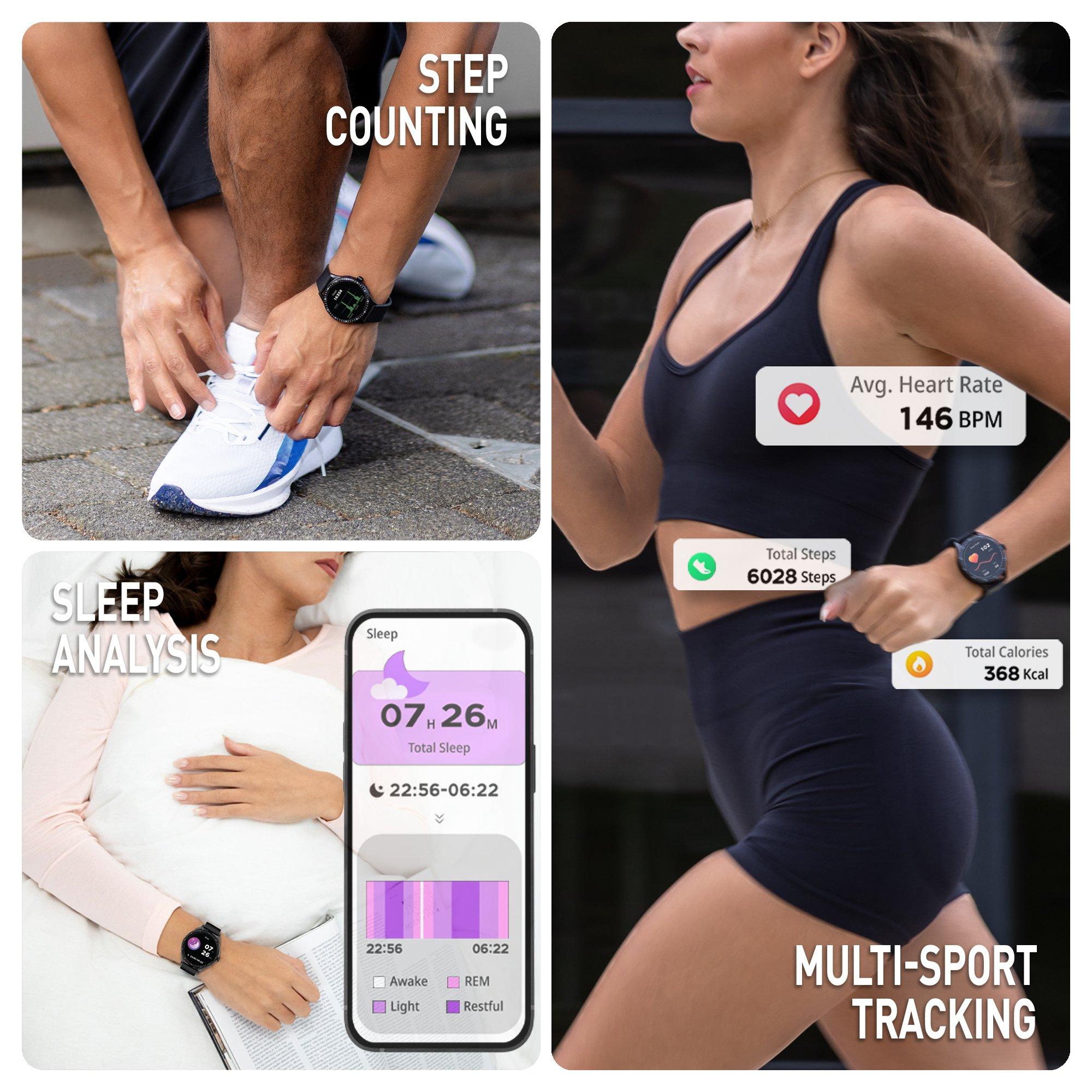 Black - Reflex Active - Reflex Active Spectra AMOLED Calling Smart Watch - 2